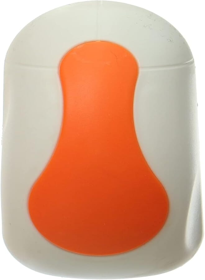 T-68SB Whiteboard Eraser, Mouse Shape - White Orange